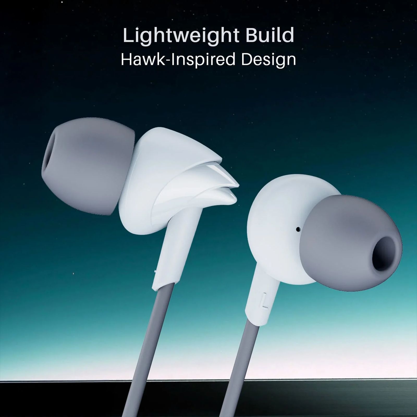 boAt Bassheads 300C Wired Earphone with Mic (USB Type-C Connector, In Ear, Cool Grey)_5