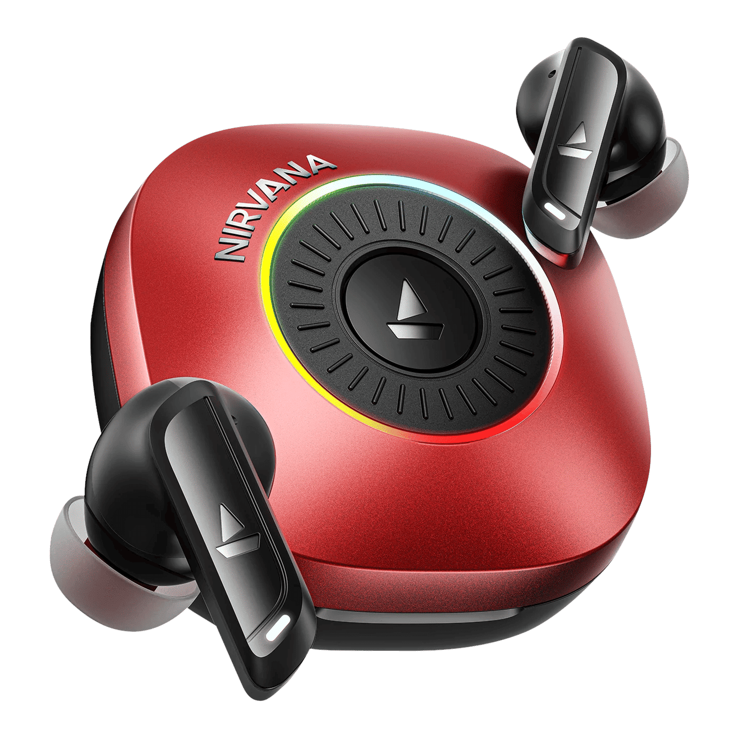 boAt Nirvana Crown PP0031 TWS Earbuds with Hybrid Active Noise Cancellation (IPX4 Water Resistance, ASAP Charge, Blazing Red) boAt Nirvana Crown PP0031 TWS Earbuds with Hybrid Active Noise Cancellation (IPX4 Water Resistance, ASAP Charge, Blazing Red)_1