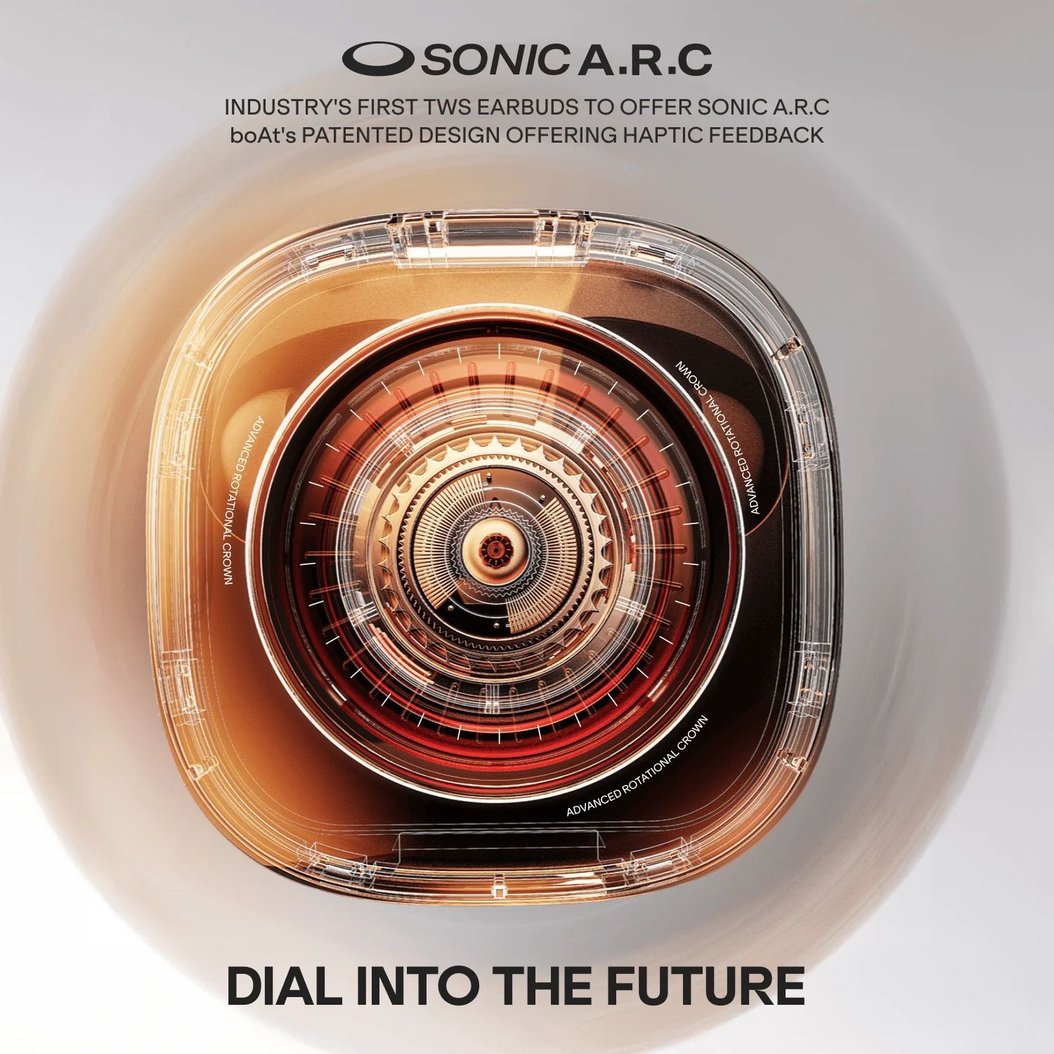 boAt Nirvana Crown PP0031 TWS Earbuds with Hybrid Active Noise Cancellation (IPX4 Water Resistance, ASAP Charge, Gunmetal Grey)_6