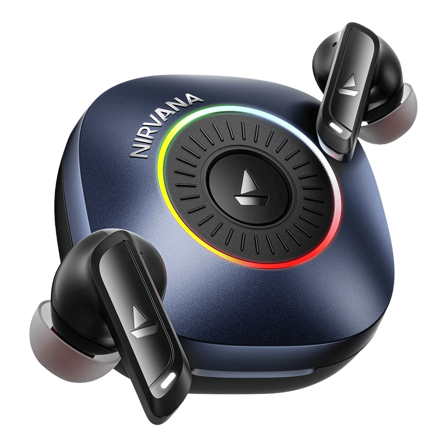 boAt Nirvana Crown PP0031 TWS Earbuds with Hybrid Active Noise Cancellation (IPX4 Water Resistance, ASAP Charge, Sapphire Blue)_1