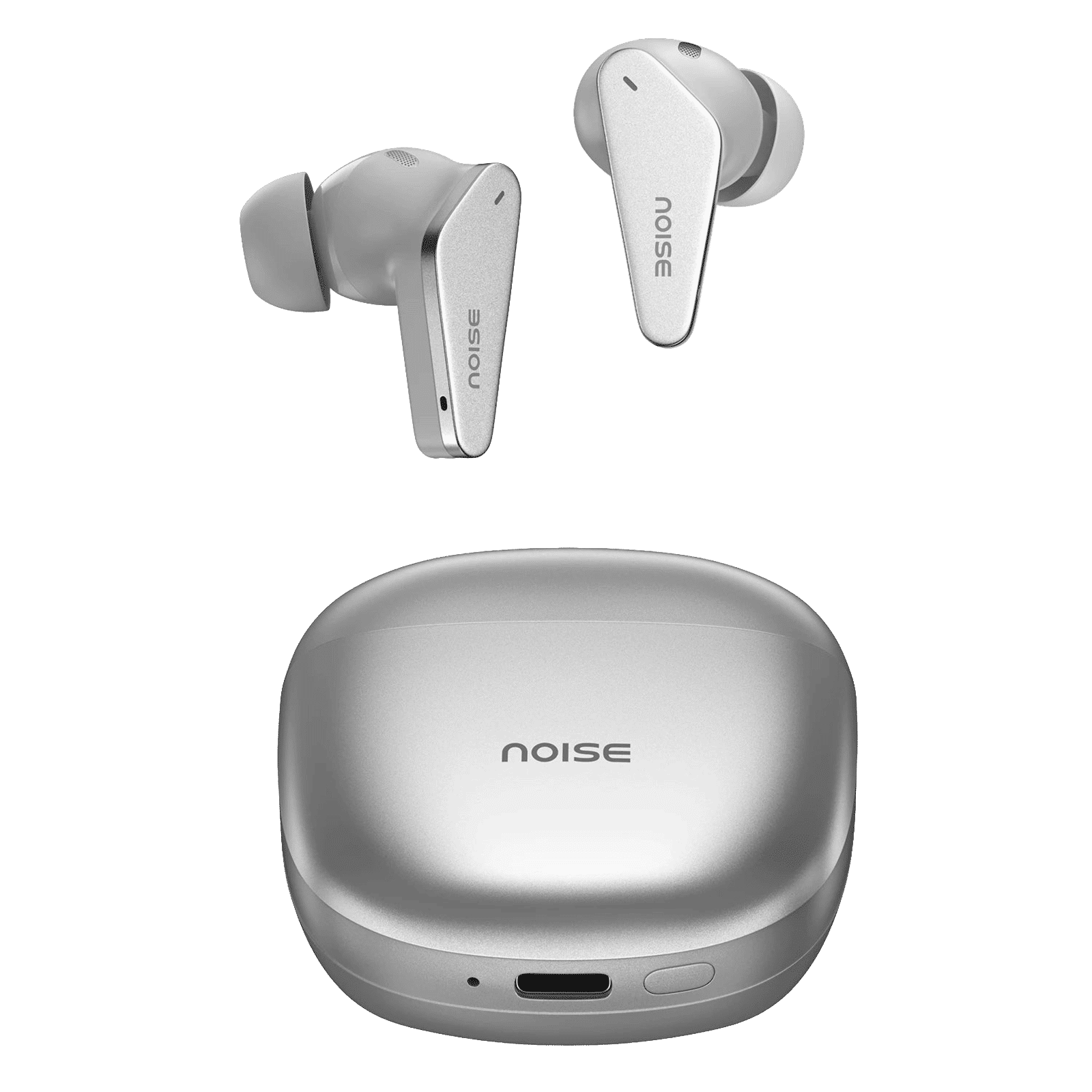Noise Buds Vector TWS Earbuds with Environmental Noise Cancellation (IPX4 Water Resistance, Low Latency Mode, Lunar Silver) Noise Buds Vector TWS Earbuds with Environmental Noise Cancellation (IPX4 Water Resistance, Low Latency Mode, Lunar Silver)_1