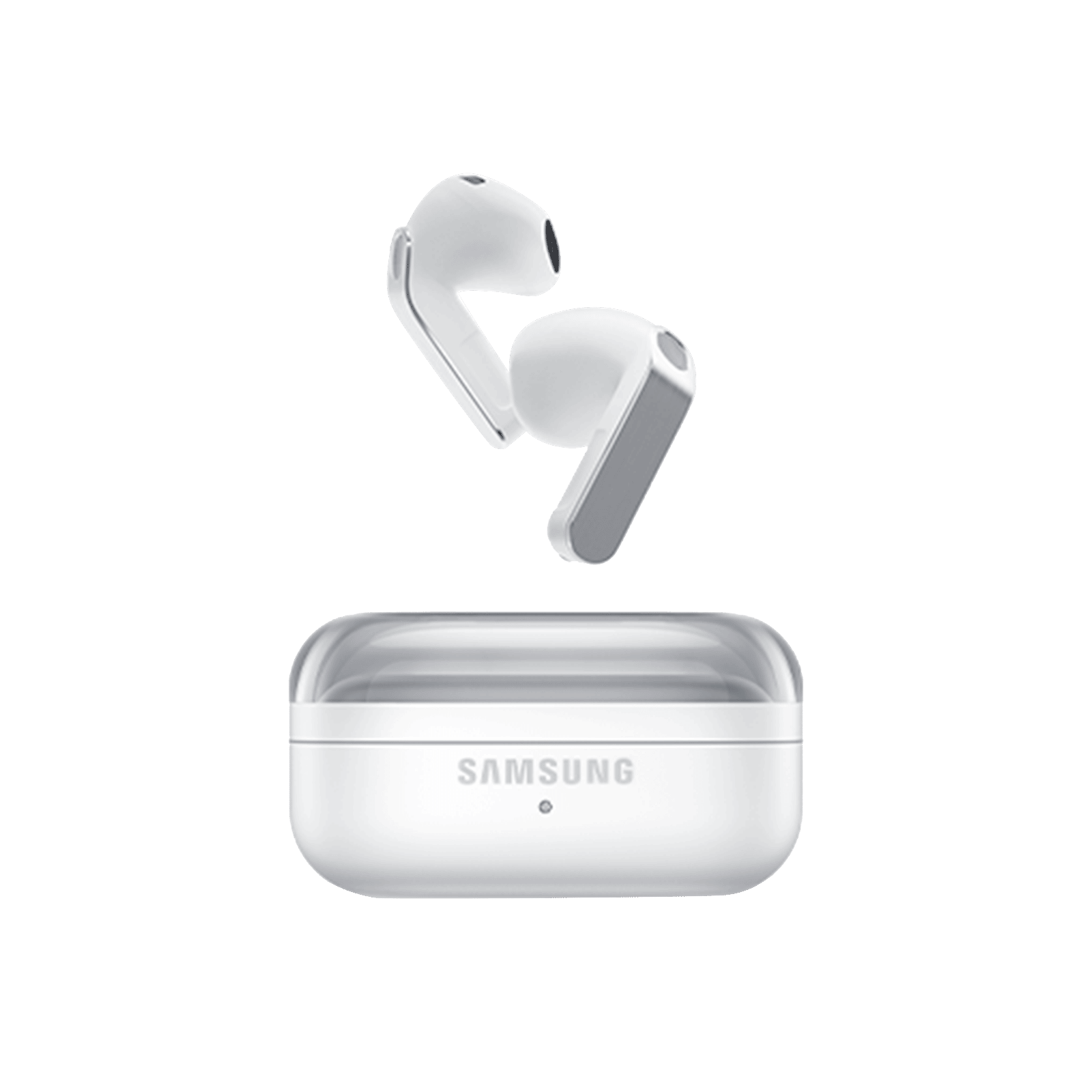 Samsung Galaxy Buds4 SM-R540NZWA TWS Earbuds with Active Noise Cancellation (360 Audio with Head Tracking, White)_1