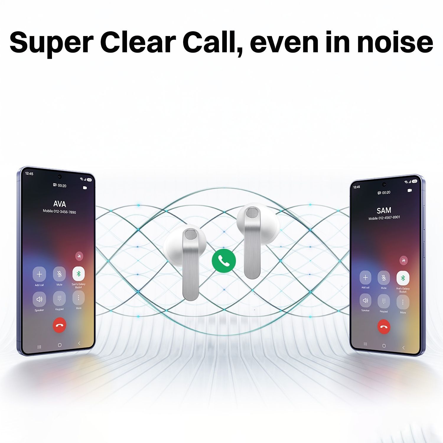 Samsung Galaxy Buds4 SM-R540NZWA TWS Earbuds with Active Noise Cancellation (360 Audio with Head Tracking, White)_13