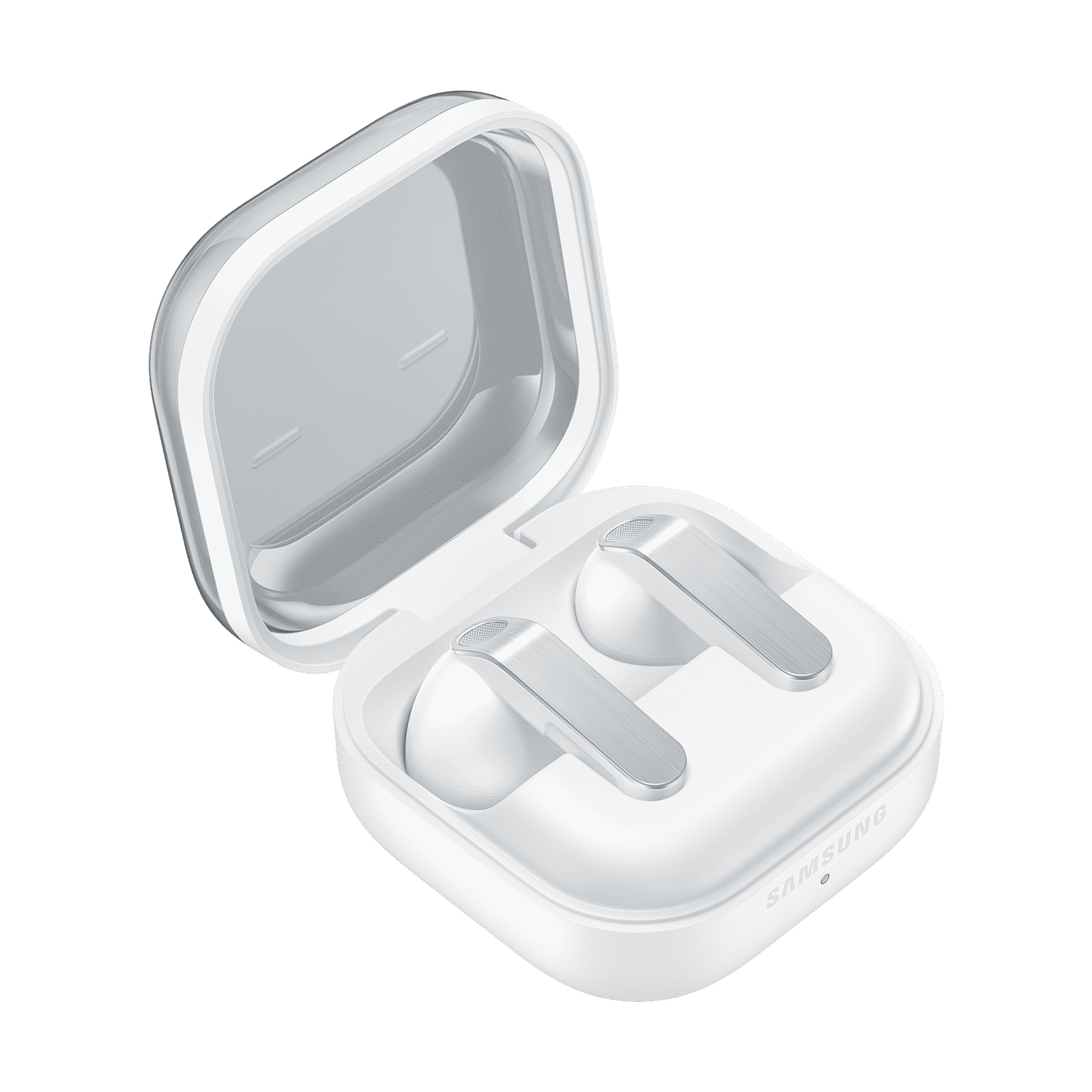 Samsung Galaxy Buds4 SM-R540NZWA TWS Earbuds with Active Noise Cancellation (360 Audio with Head Tracking, White)_7