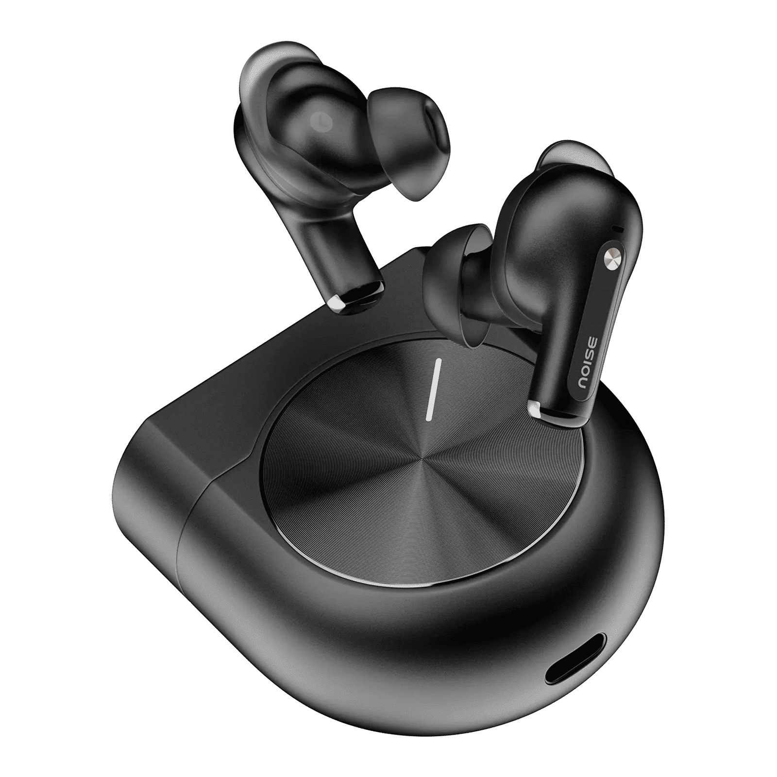 Noise Master Buds 2 TWS Earbuds with Adaptive Active Noise Cancellation (IPX5 Water Resistant, 360° Spatial Audio, Carbon)_1