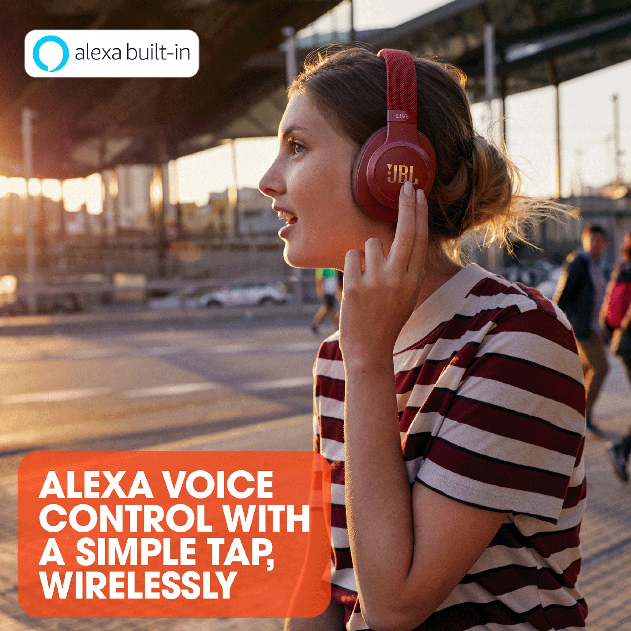 JBL Live 500 JBLLIVE500BTBLK Bluetooth Headphone with Mic (30 Hours Playback, Over Ear, Black)_7