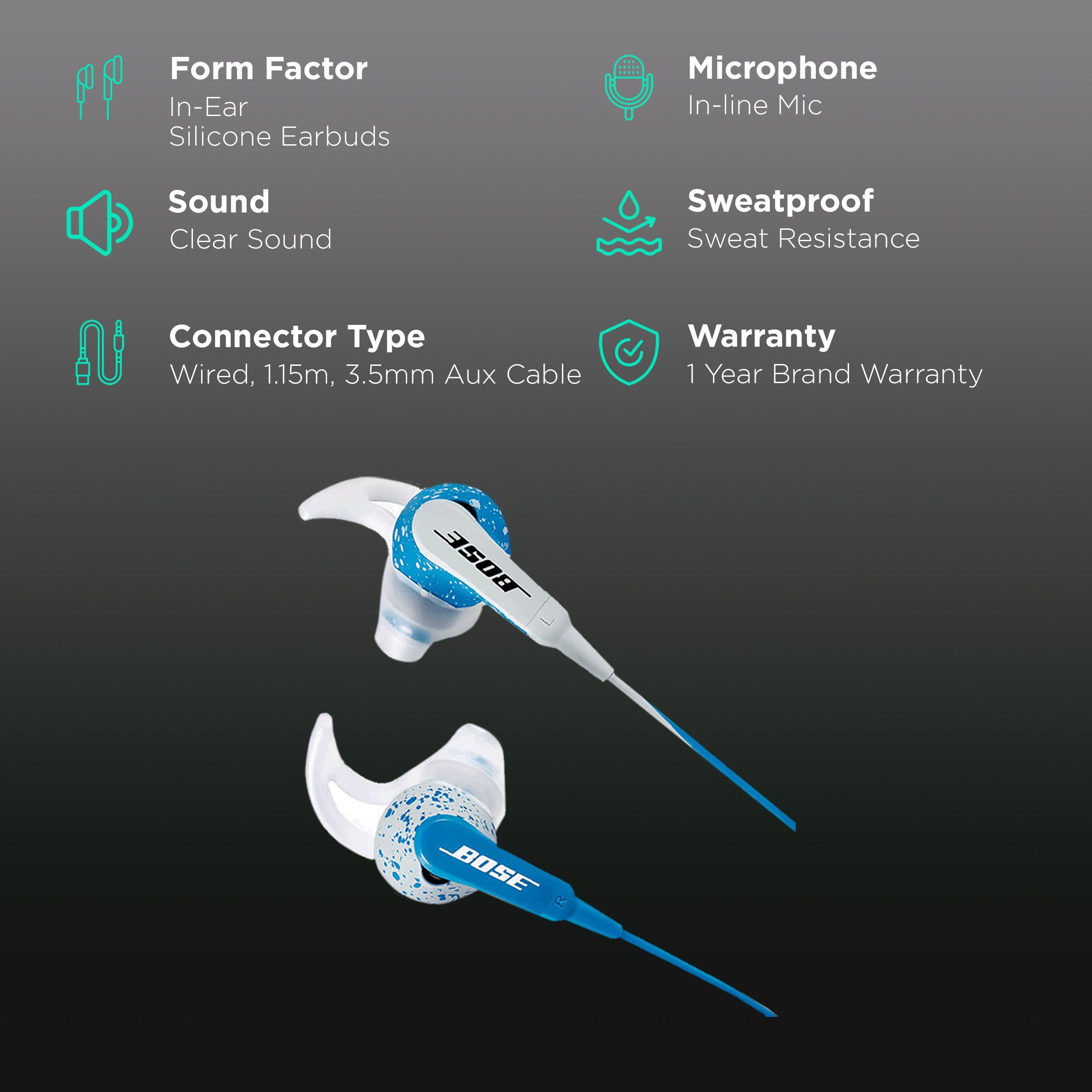 BOSE Freestyle 625946-0010 Wired Earphone with Mic (In Ear, Ice Blue) BOSE Freestyle 625946-0010 Wired Earphone with Mic (In Ear, Ice Blue)_2