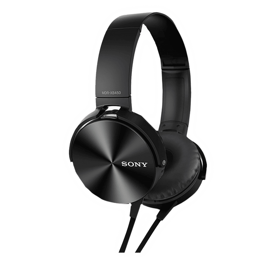 SONY MDR-XB450AP Wired Headphone with Mic (On Ear, Black)_3