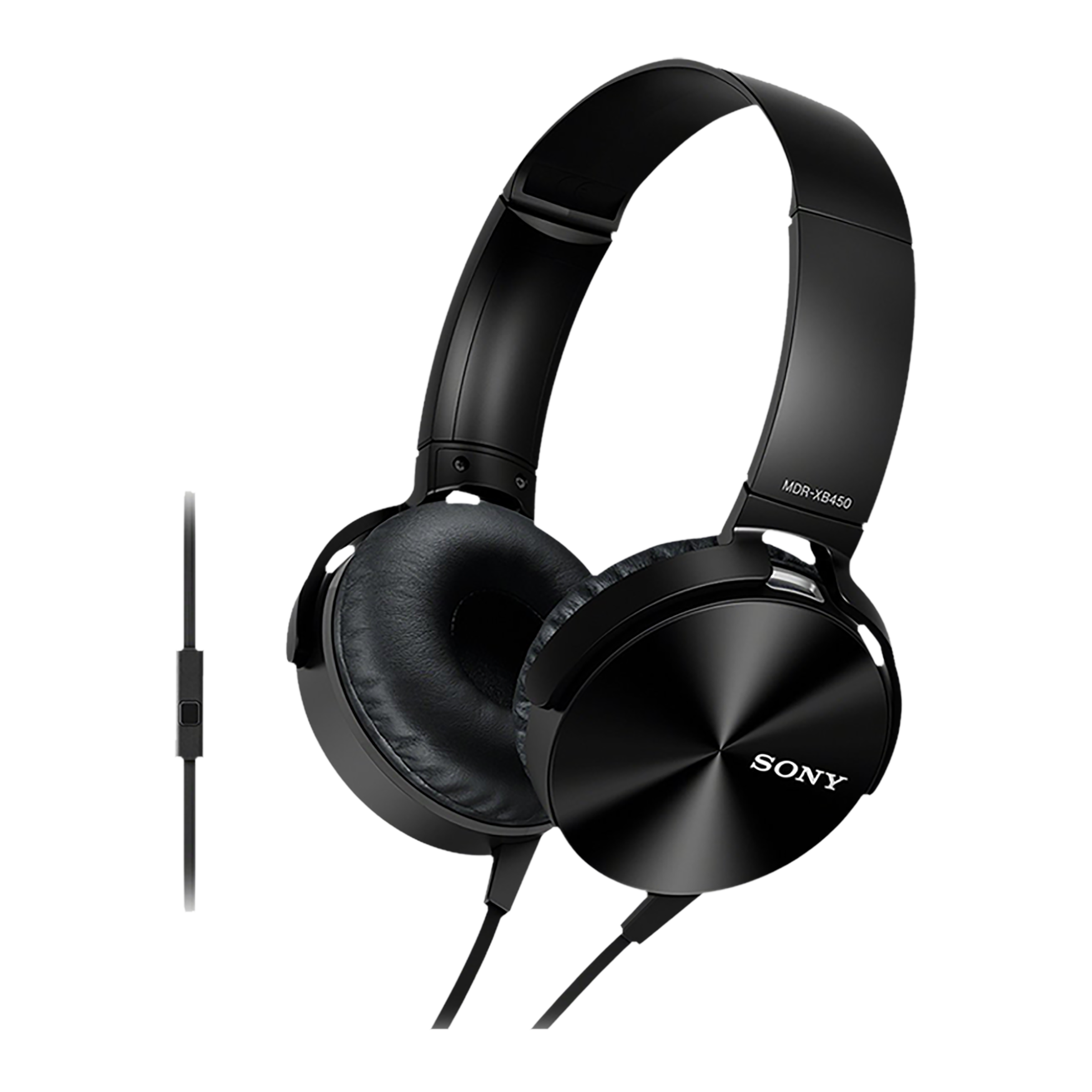 SONY MDR-XB450AP Wired Headphone with Mic (On Ear, Black)_5