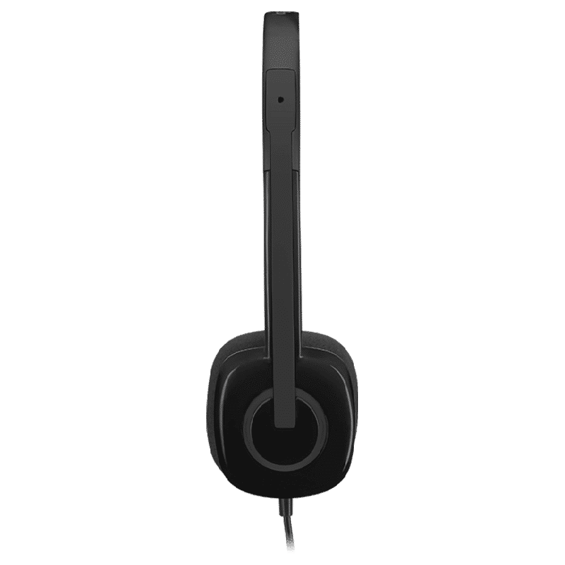 logitech H151 981-000587 Wired Headphone with Mic (On Ear, Black) logitech H151 981-000587 Wired Headphone with Mic (On Ear, Black)_3