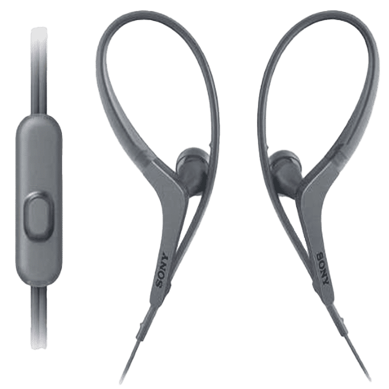 SONY MDR-AS410AP Wired Earphone with Mic (In Ear, Black) SONY MDR-AS410AP Wired Earphone with Mic (In Ear, Black)_5