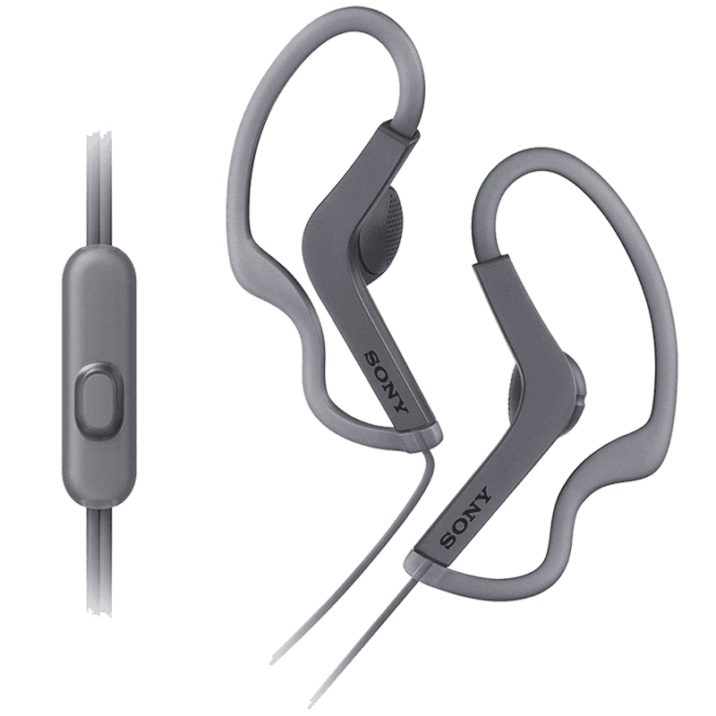 SONY MDR-AS210AP Wired Earphone with Mic (In Ear, Black) SONY MDR-AS210AP Wired Earphone with Mic (In Ear, Black)_1