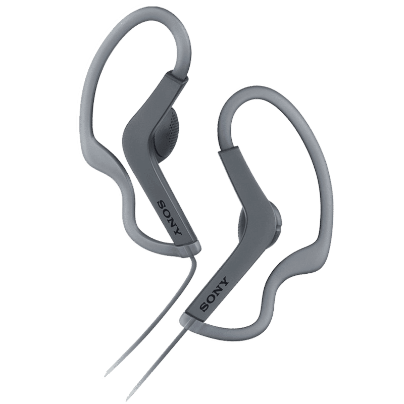 SONY MDR-AS210 Wired Earphone with Mic (In Ear, Black) SONY MDR-AS210 Wired Earphone with Mic (In Ear, Black)_1