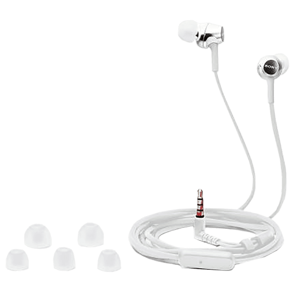 SONY MDR-EX155APWQIN Wired Earphone with Mic (In Ear, White)_5