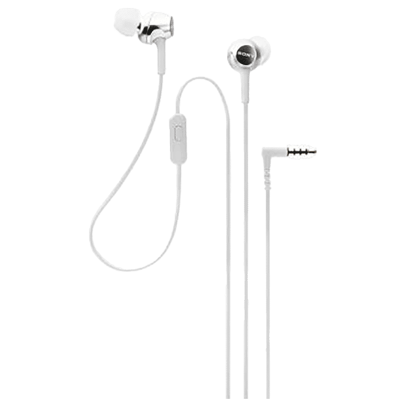 SONY MDR-EX155APWQIN Wired Earphone with Mic (In Ear, White)_7