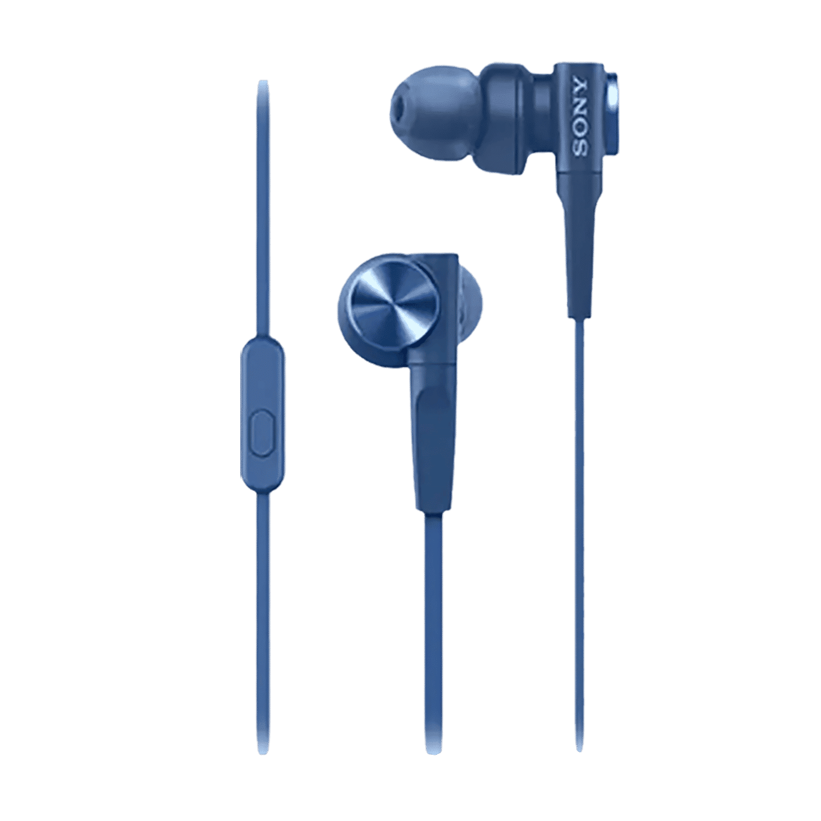 SONY MDR-XB55AP/LQIN Wired Earphone with Mic (In Ear, Blue)_1