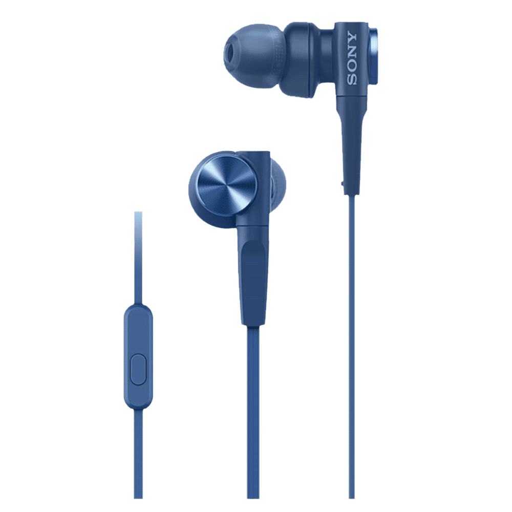SONY MDR-XB55AP/LQIN Wired Earphone with Mic (In Ear, Blue)_6