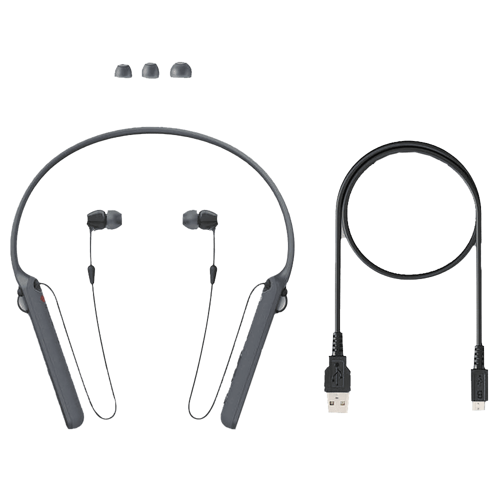 SONY WI-C400 Neckband (20 Hours Playback, Black) SONY WI-C400 Neckband (20 Hours Playback, Black)_4