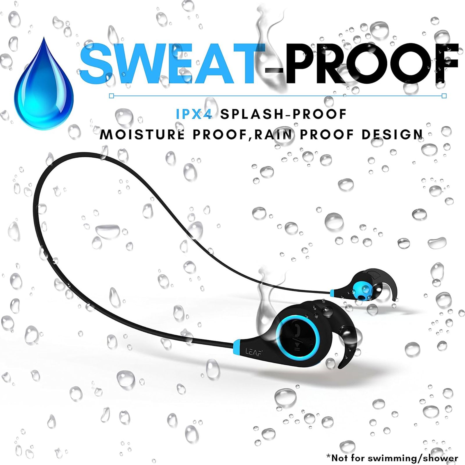 LEAF Ear Deep Bass Bluetooth Earphones (Cool Blue)_6