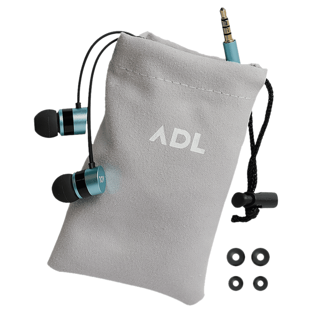 ADL Escape S600 Wired Earphones with Mic (In-Ear, Blue)_4