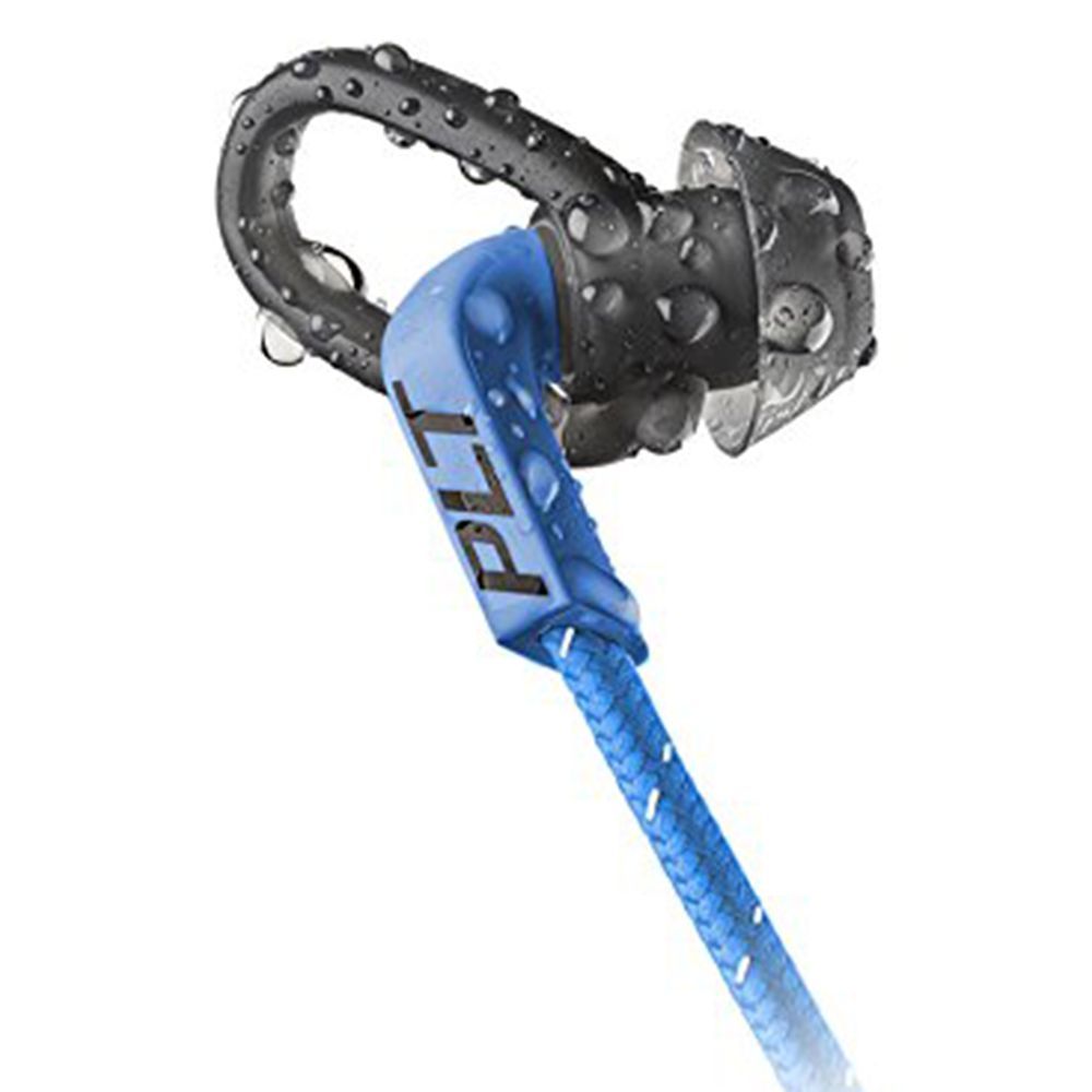 plantronics BackBeat 305 Neckband with Active Noise Cancellation (IPX5 Water Resistant, Patent Pending Eartip Design, Blue)_7