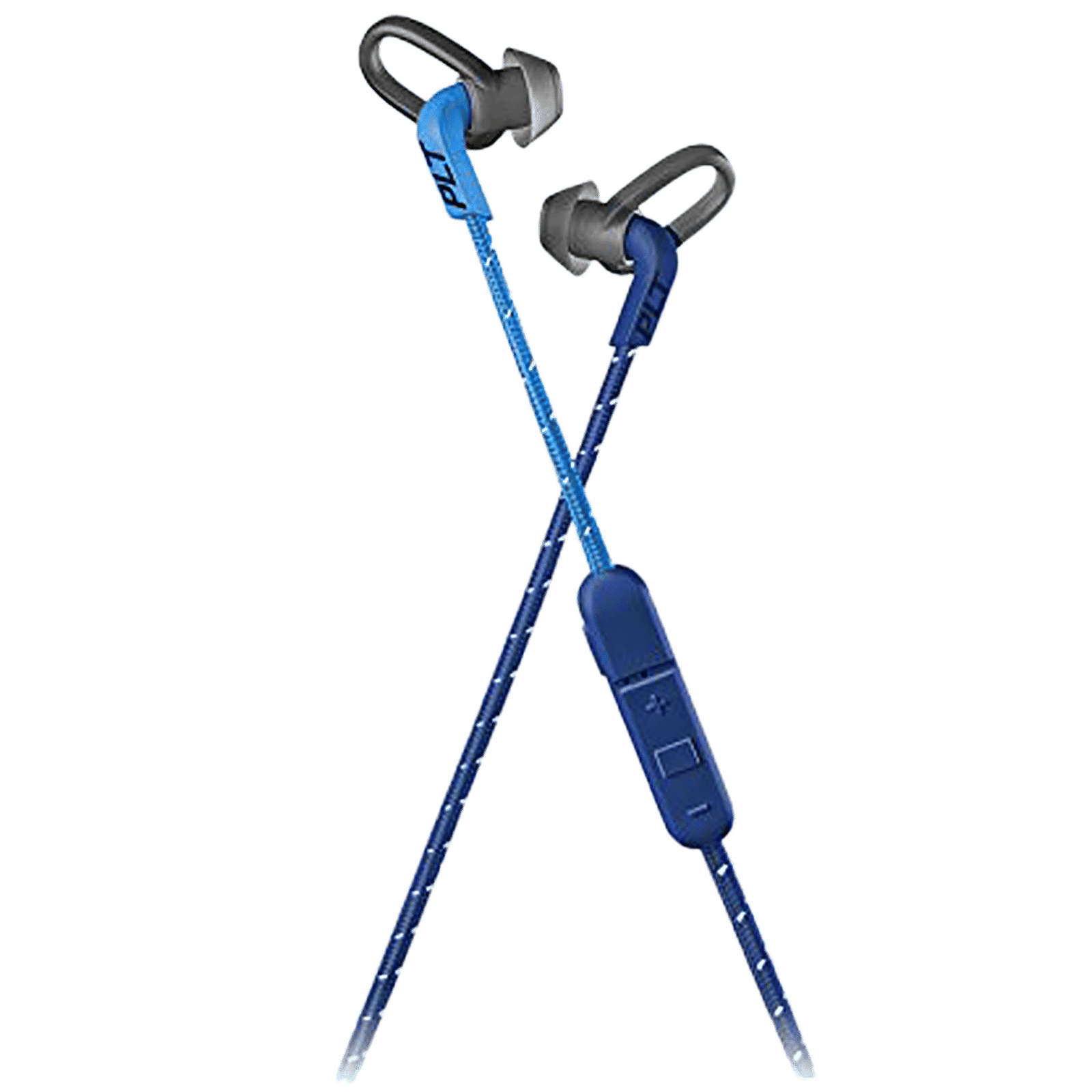 plantronics BackBeat 305 Neckband with Active Noise Cancellation (IPX5 Water Resistant, Patent Pending Eartip Design, Blue)_3