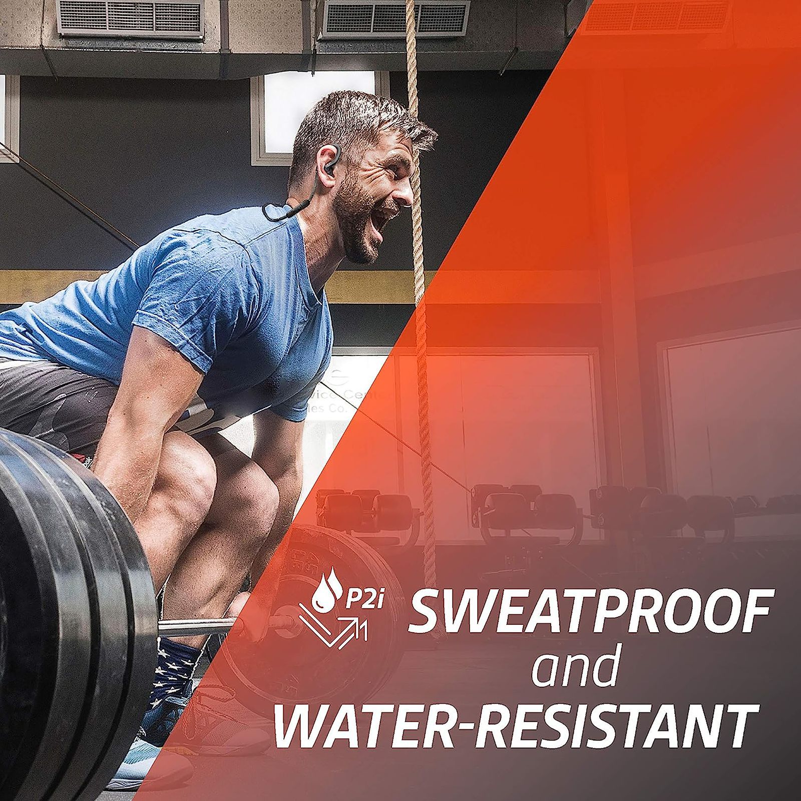 plantronics BackBeat Fit 350 Wireless Earphones (Black and Grey)_4