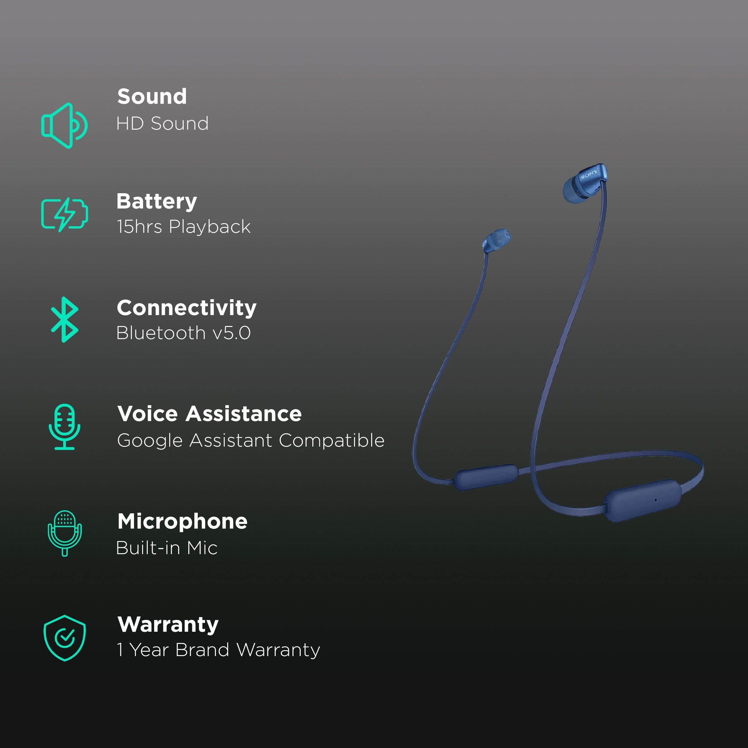 SONY WI-C310/LC IN Neckband (Built-in Hands-Free Calling, Blue)_2