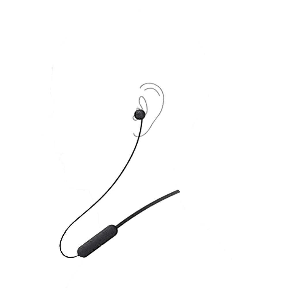 SONY WI-C200/BC IN Neckband (Hands-Free Calling, Black)_8