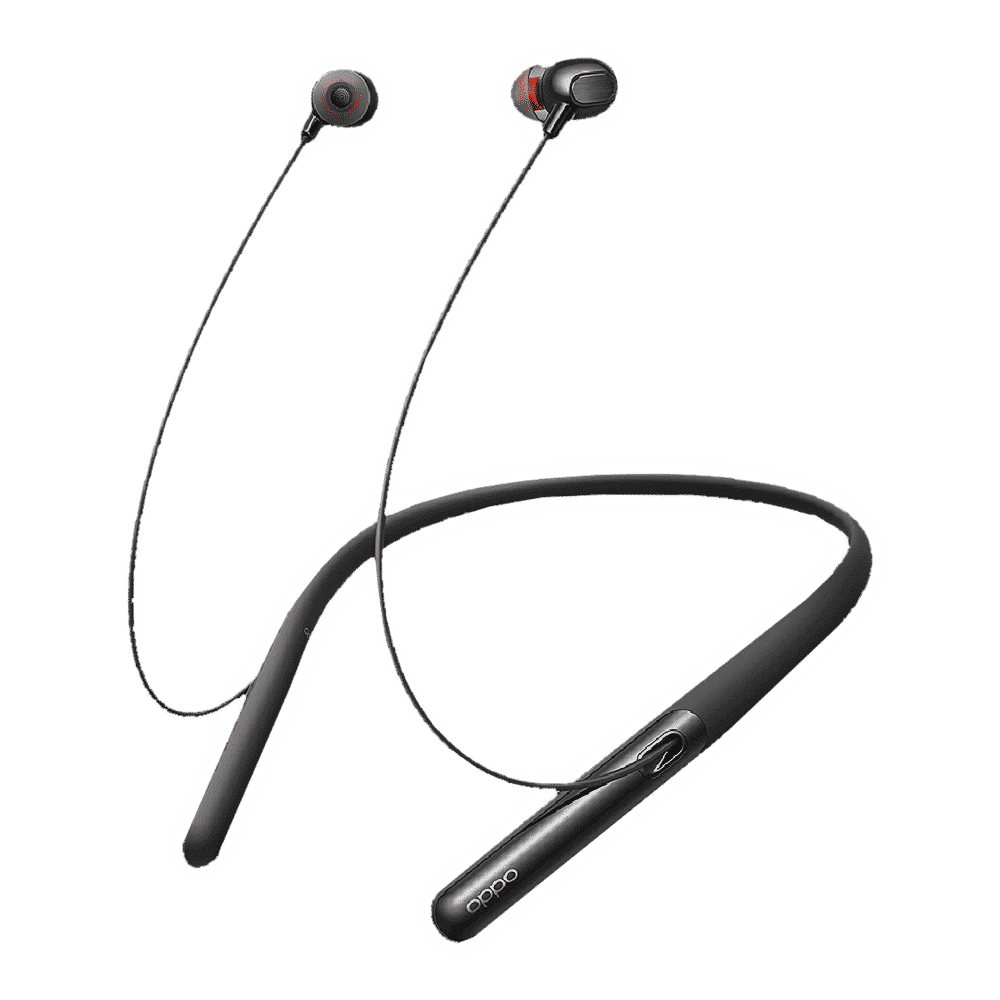 oppo Enco Q1 Neckband with Active Noise Cancellation (IPX4 Water Resistant, 15 Hours Playtime, Midnight Black)_1