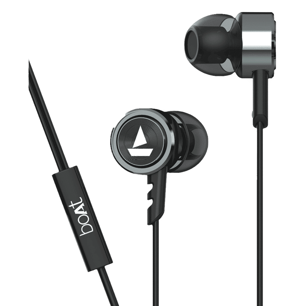 boAt Bassheads 122 Wired Earphone with Mic (In Ear, Gun Metal)_7