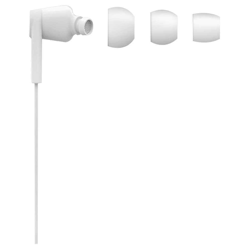 belkin Rockstar G3H0001bt Wired Earphones with Mic ( In Ear, White)_6