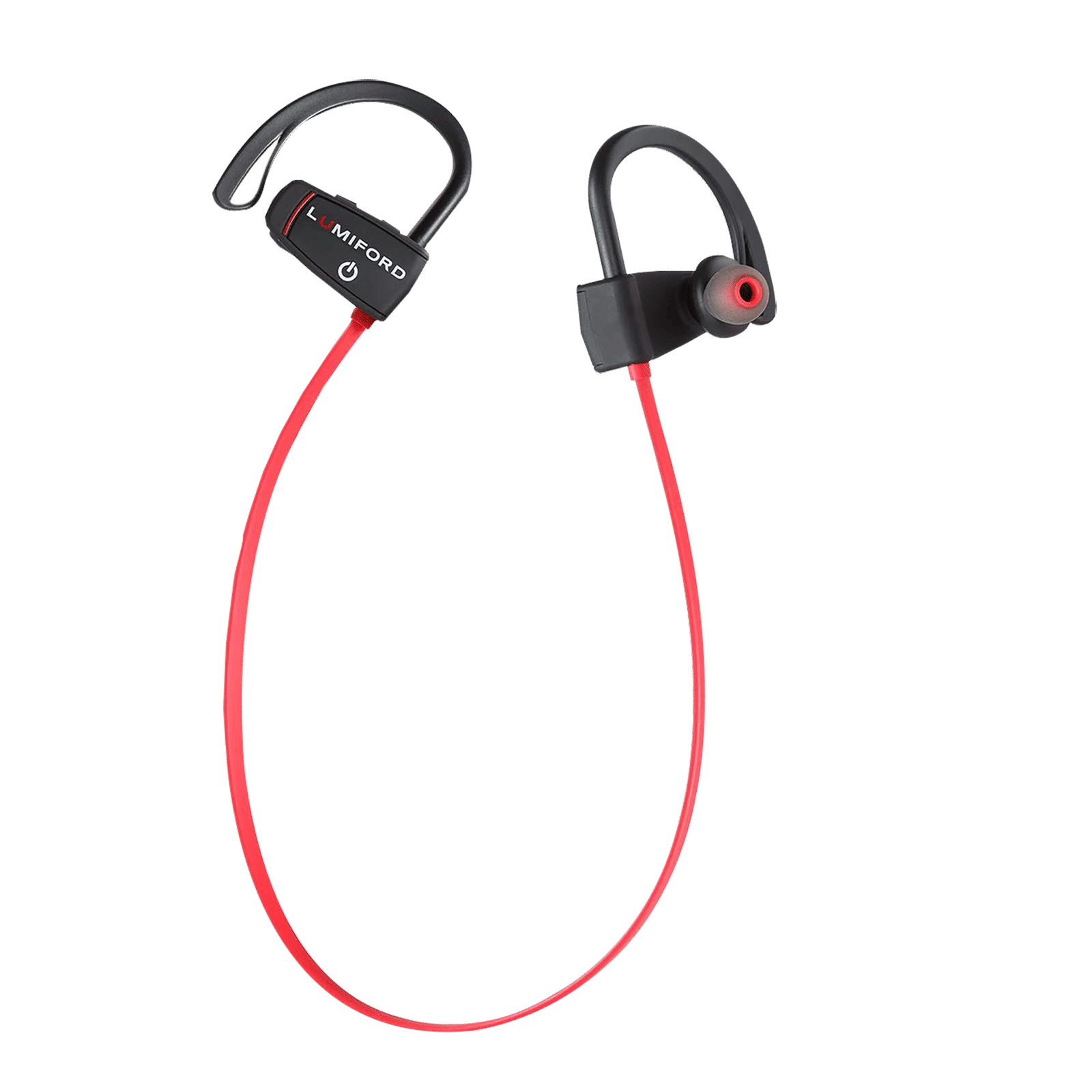 LUMIFORD XP20 Neckband with Passive Noise Cancellation (IPX7 Waterproof, Dual Pairing Technology, Red) LUMIFORD XP20 Neckband with Passive Noise Cancellation (IPX7 Waterproof, Dual Pairing Technology, Red)_1