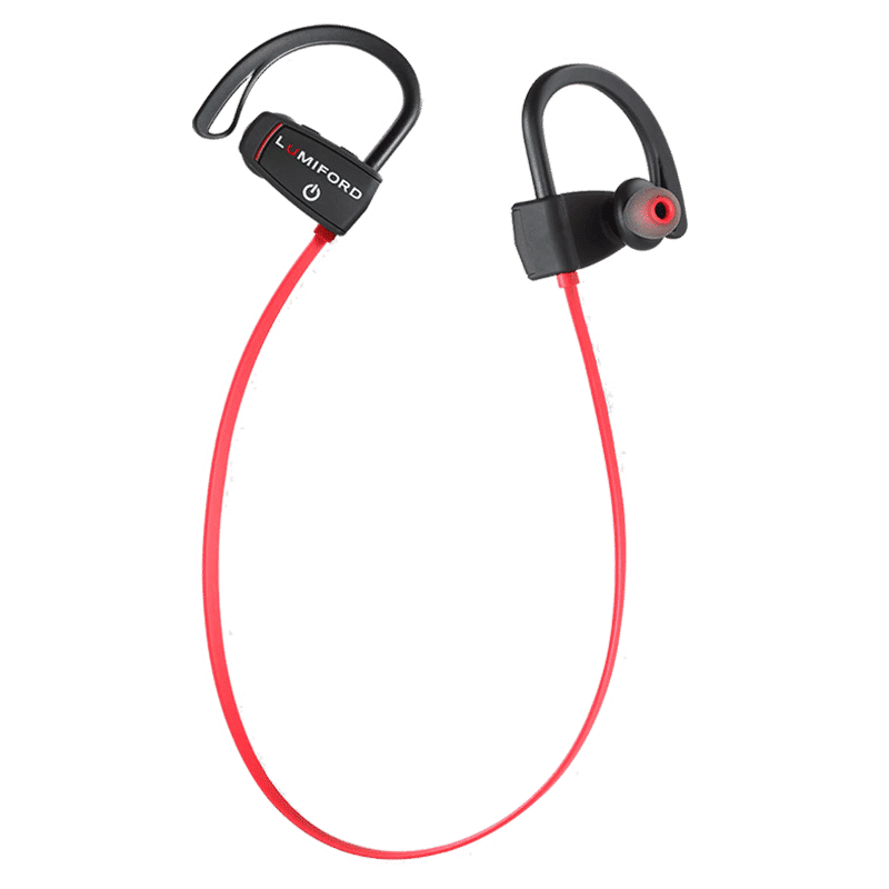 LUMIFORD XploriaHD XP30 Neckband with Passive Noise Cancellation (IPX7 Waterproof, Multi Functional Button, Black)_1