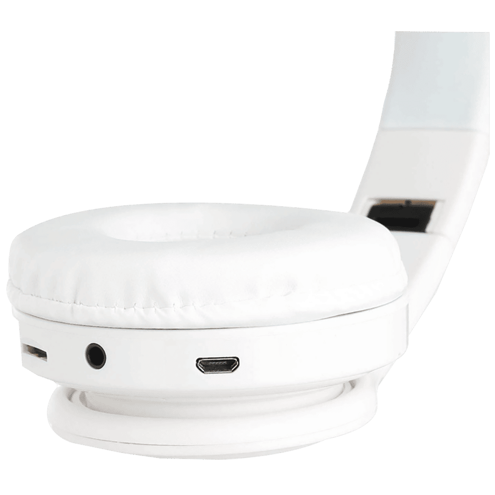 LUMIFORD Long Drive HD95 Bluetooth Headphone with Mic (Over-Ear, White)_5