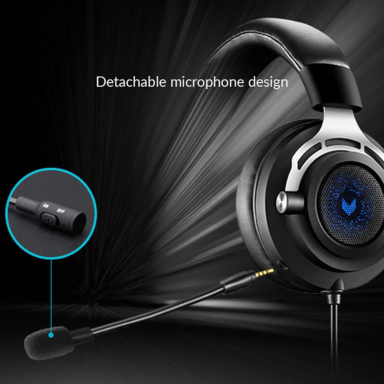 rapoo Backlit Over-Ear Headset (VH150, Black)_11