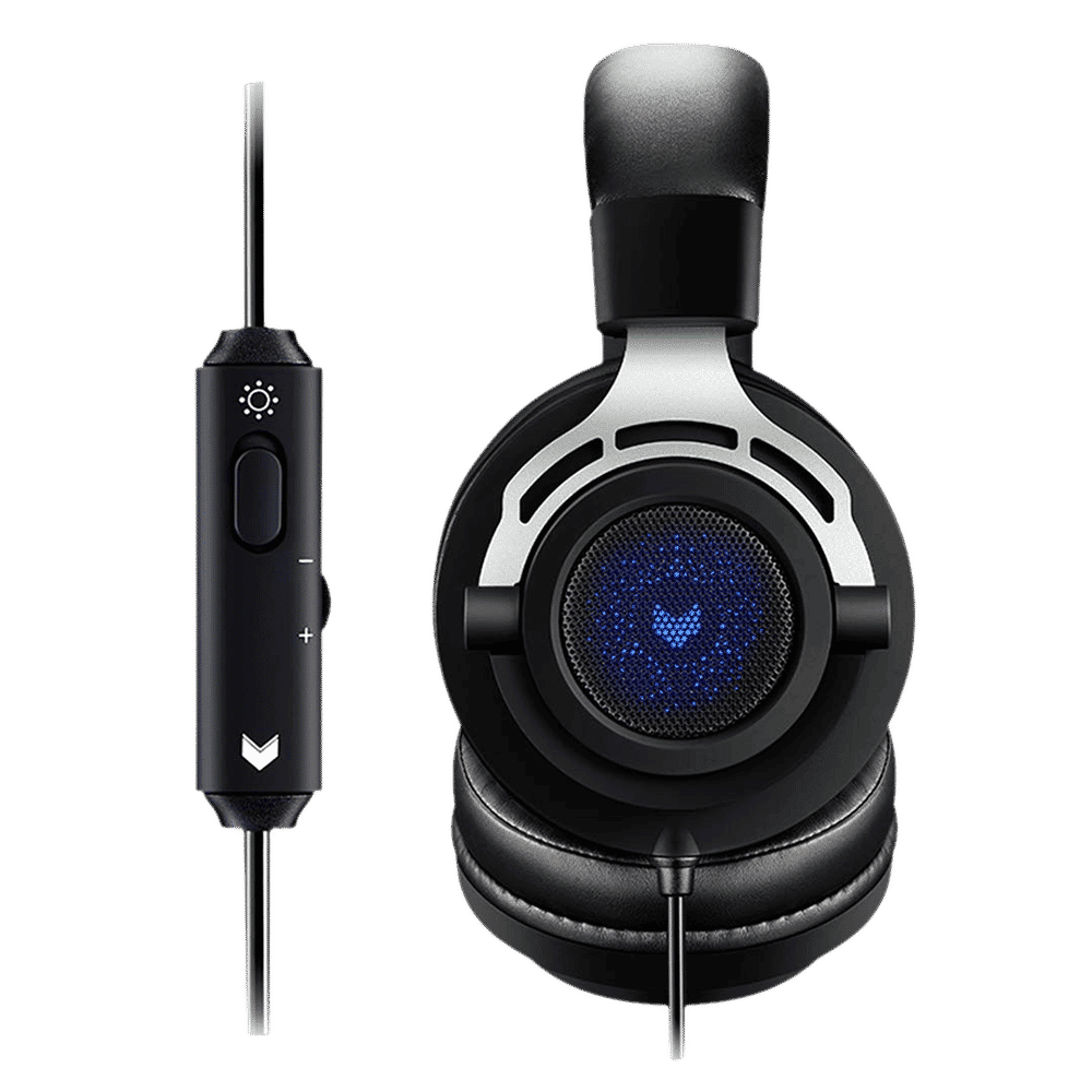 rapoo Backlit Over-Ear Headset (VH150, Black)_3