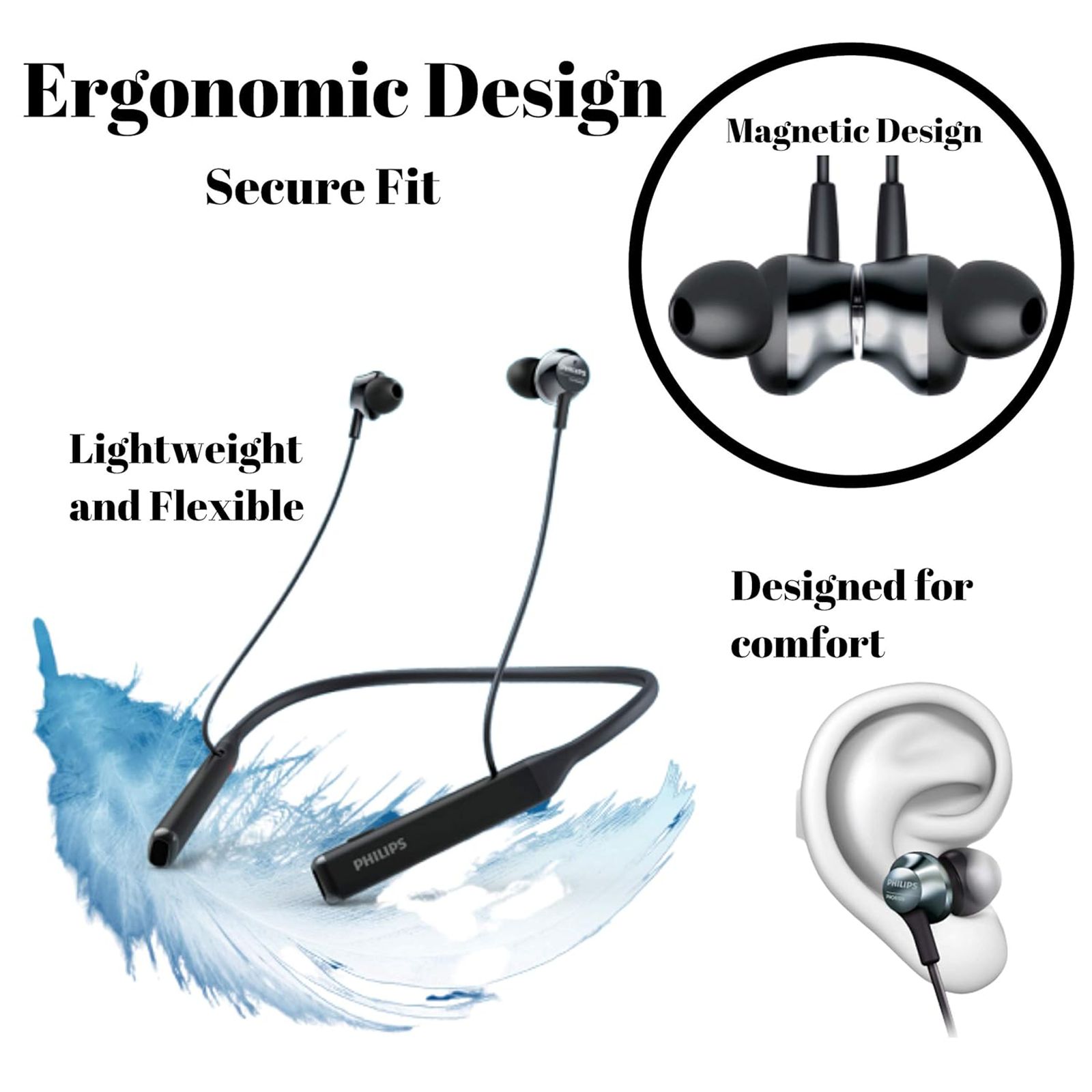 PHILIPS TAPN402 In-Ear Wireless Earphones (Black)_15