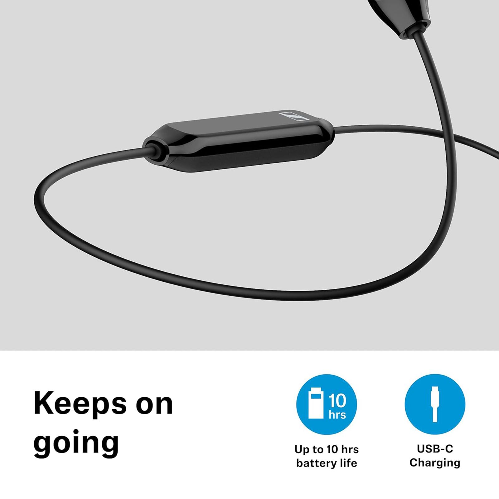 SENNHEISER CX150 In-Ear Bluetooth Earphones (Black)_7