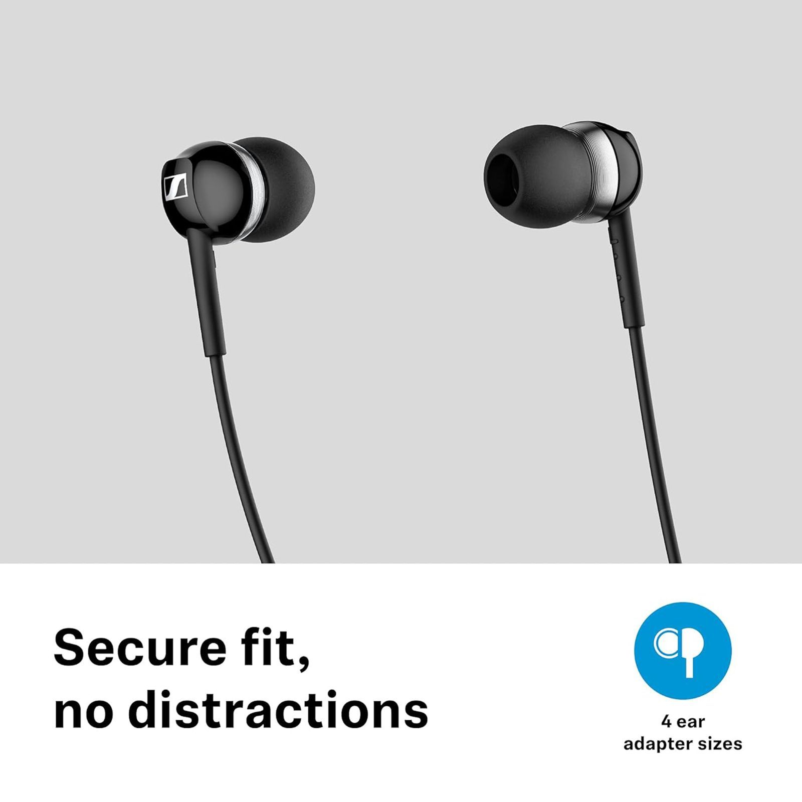 SENNHEISER CX150 In-Ear Bluetooth Earphones (Black)_9