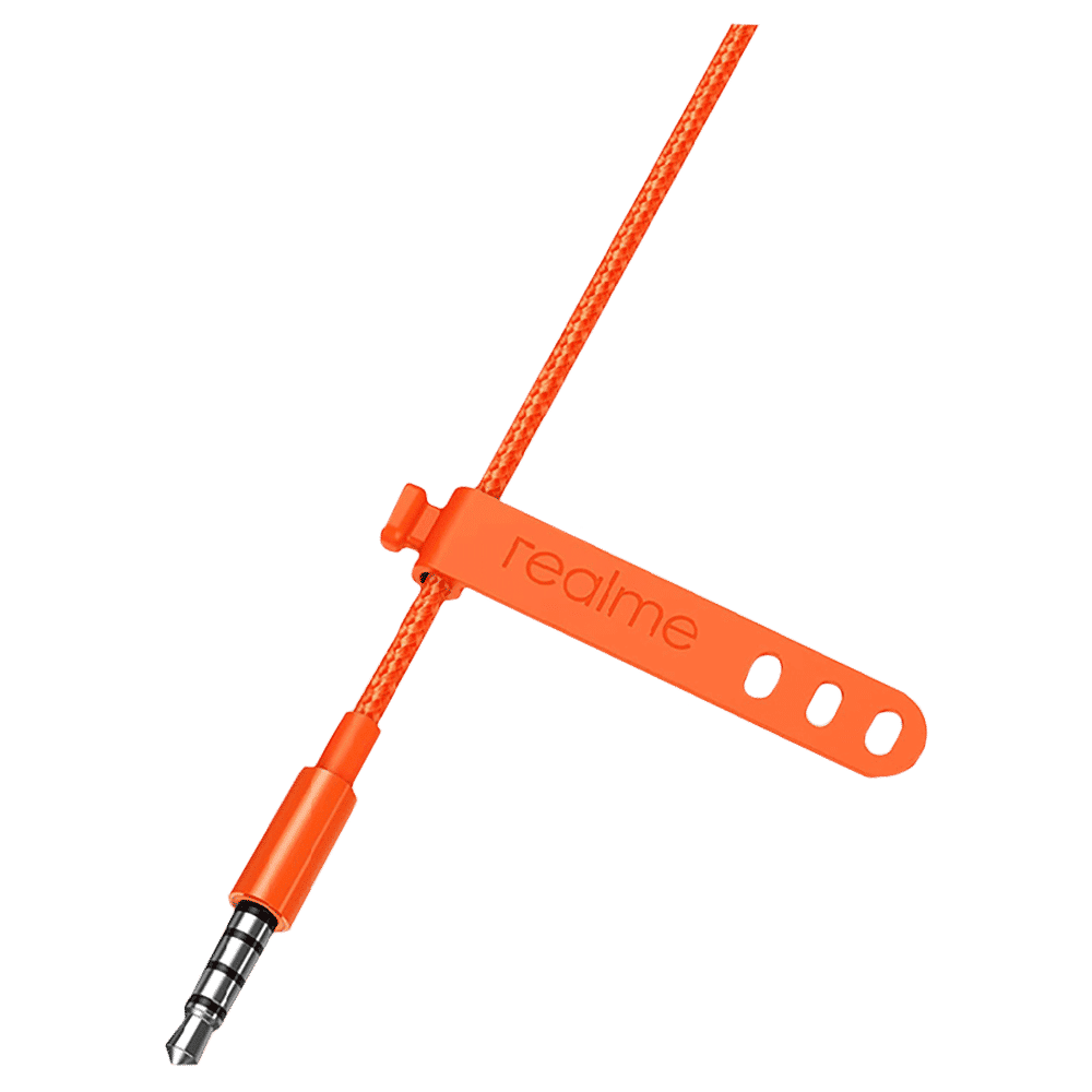 realme Buds 2 RMA155 Wired Earphone with Mic (In Ear, Orange) realme Buds 2 RMA155 Wired Earphone with Mic (In Ear, Orange)_4