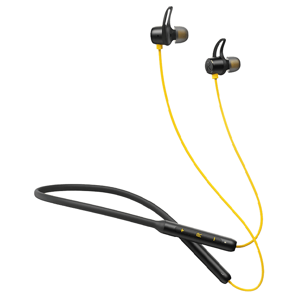 realme Buds ACCFHGZFS7GB9CVM Neckband (IPX4 Sweat Resistant, 12 Hours Playtime, Yellow)_8