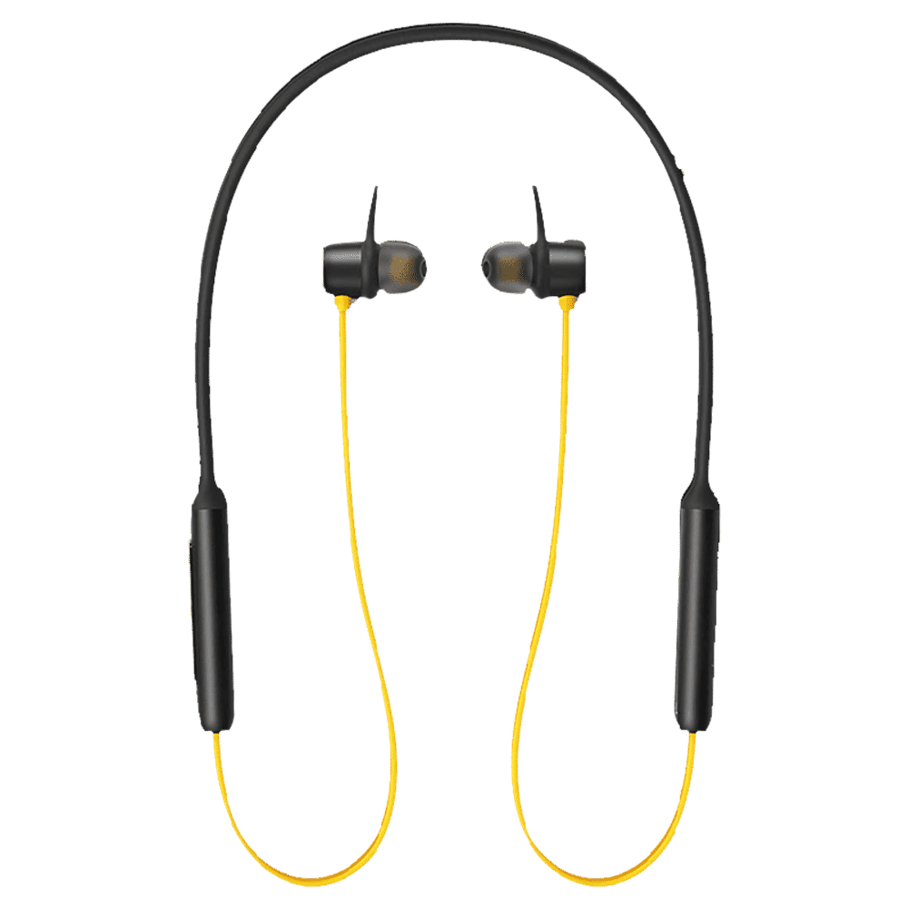 realme Buds ACCFHGZFS7GB9CVM Neckband (IPX4 Sweat Resistant, 12 Hours Playtime, Yellow)_7
