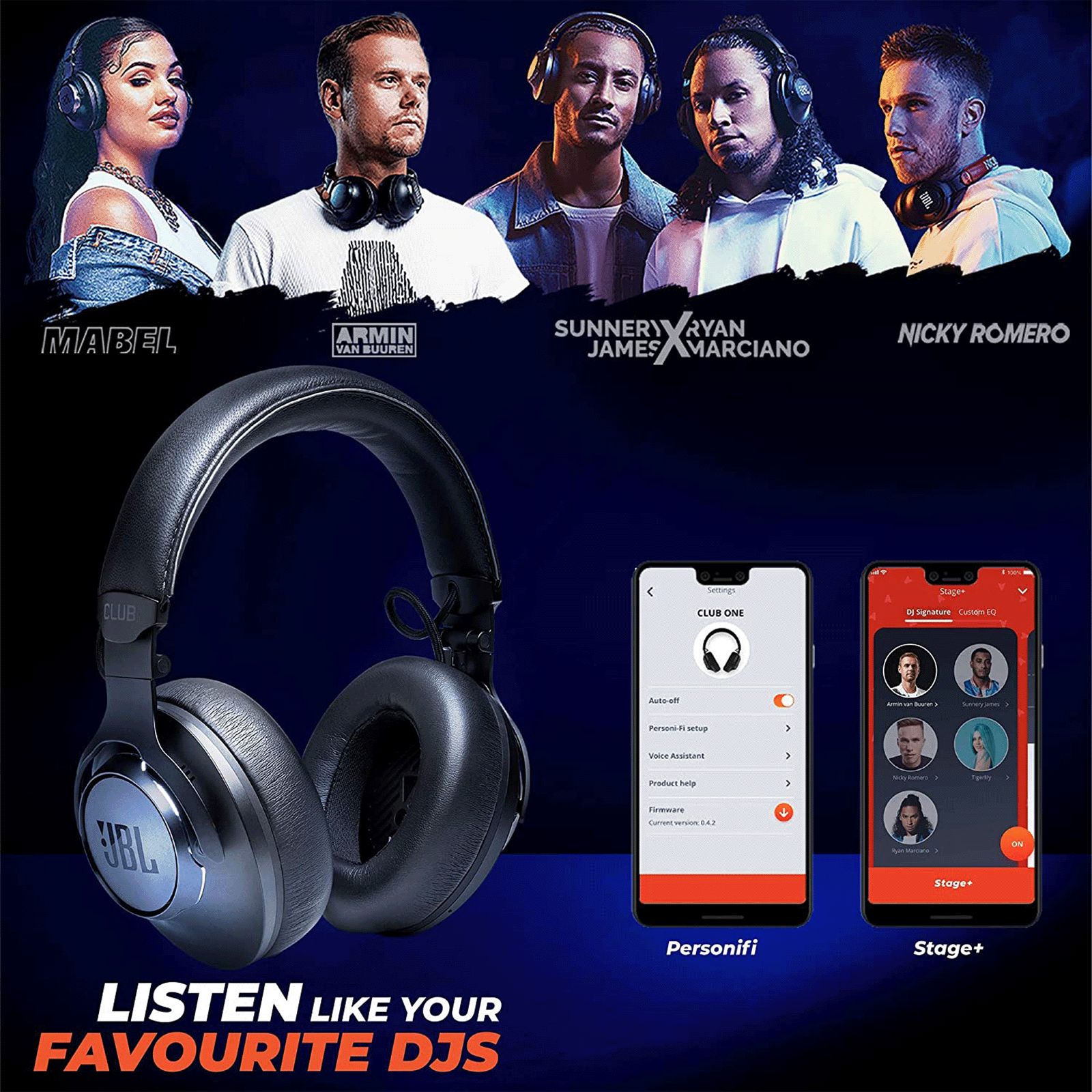 JBL Club One JBLCLUBONEBLK Over-Ear Active Noise Cancellation Wireless Headphone with Mic (Bluetooth 5.0, SilentNow Feature, Black)_10