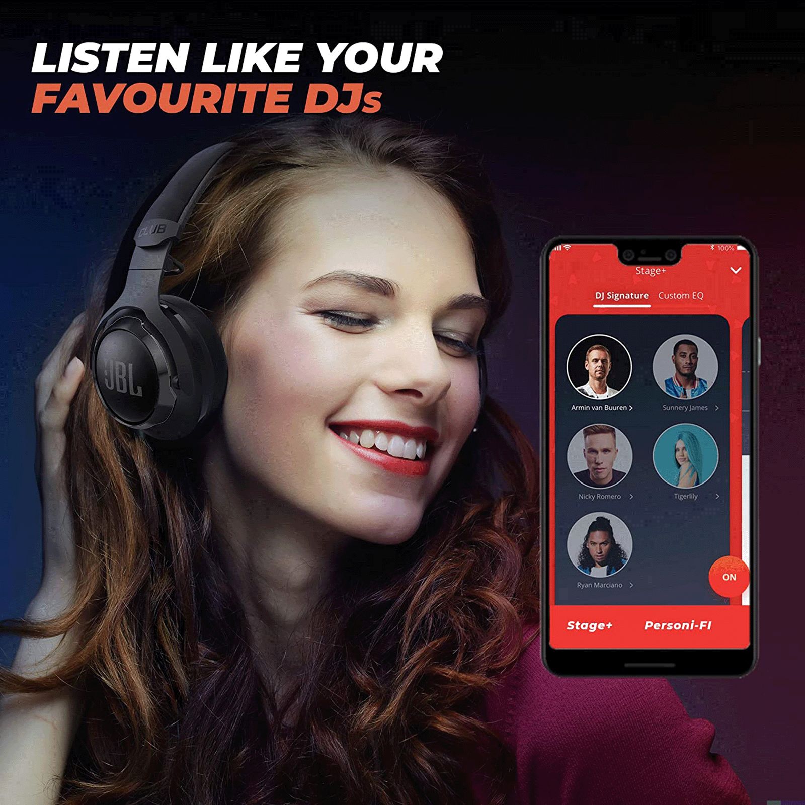 JBL Club 700 JBLCLUB700BTBLK Bluetooth Headphone with Mic (Ambient Aware & TalkThru, On Ear, Black)_6