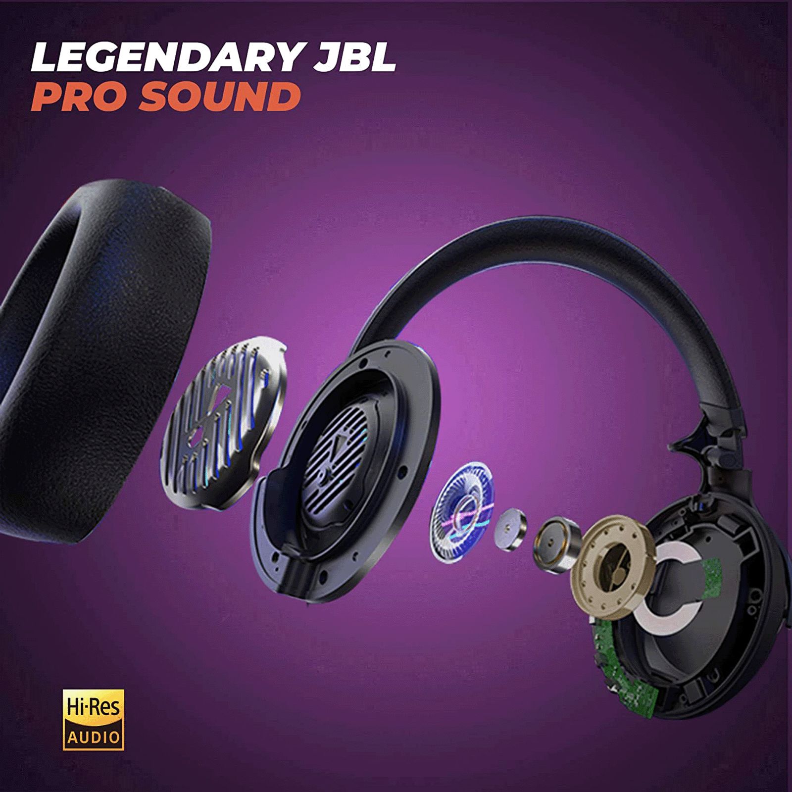 JBL Club 700 JBLCLUB700BTBLK Bluetooth Headphone with Mic (Ambient Aware & TalkThru, On Ear, Black)_4