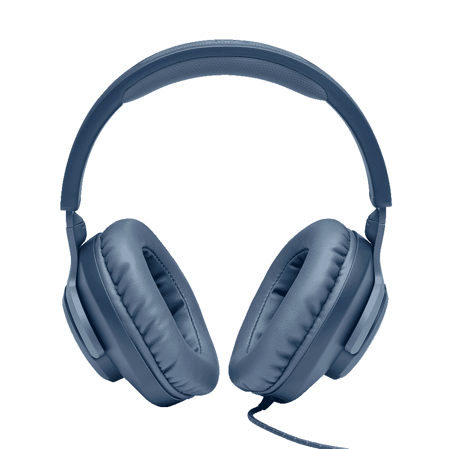 JBL Quantum 100 JBLQUANTUM100BLU Over-Ear Wired Gaming Headphone with Mic (JBL Quantum Sound Signature, Blue)_1