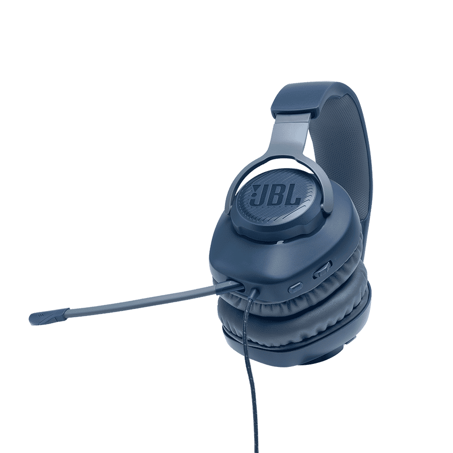 JBL Quantum 100 JBLQUANTUM100BLU Over-Ear Wired Gaming Headphone with Mic (JBL Quantum Sound Signature, Blue)_8
