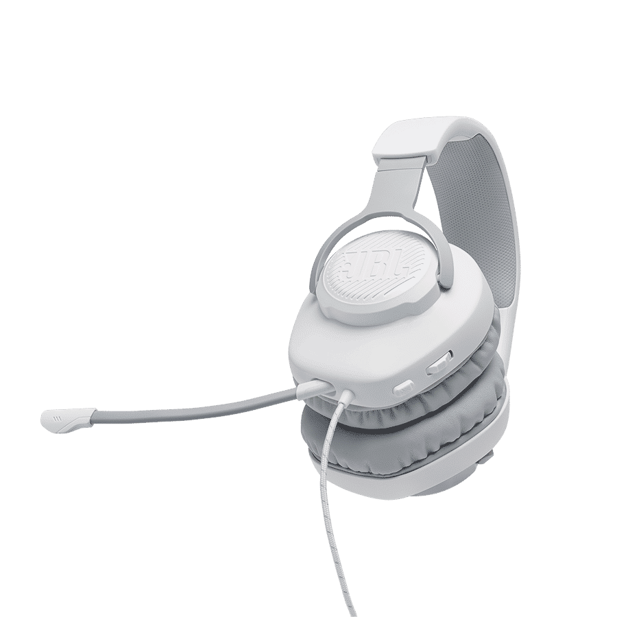 JBL Quantum 100 JBLQUANTUM100WHT Over-Ear Wired Gaming Headphone with Mic (JBL Quantum Sound Signature, White)_7