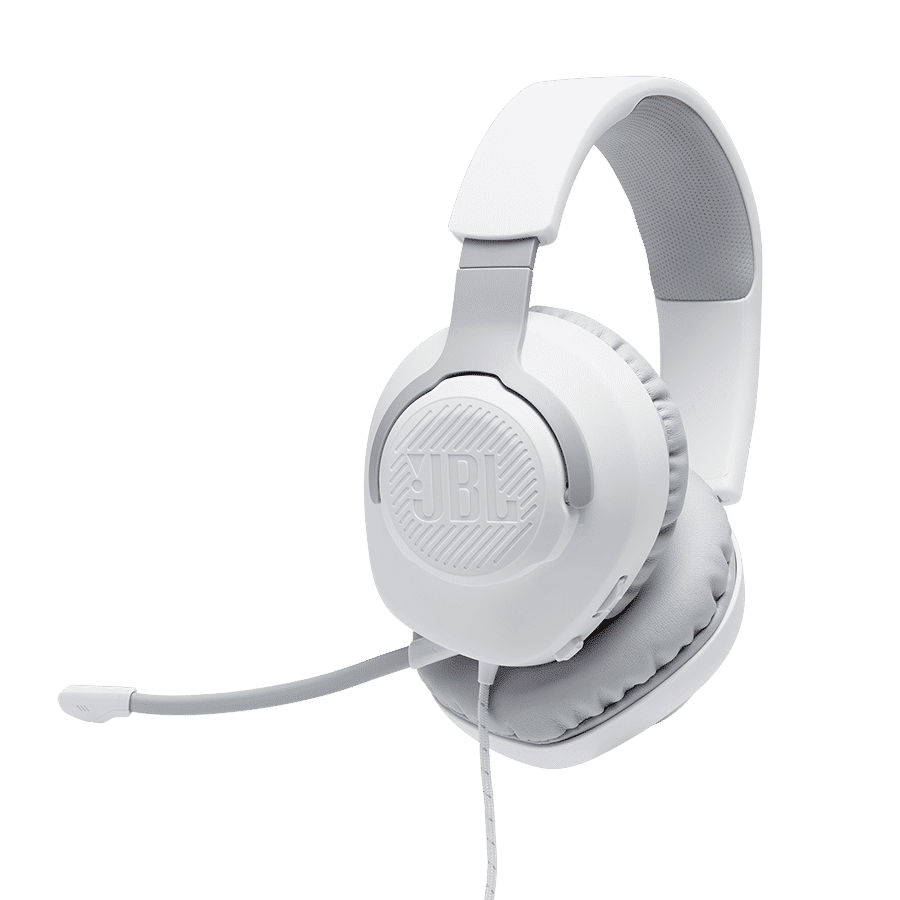 JBL Quantum 100 JBLQUANTUM100WHT Over-Ear Wired Gaming Headphone with Mic (JBL Quantum Sound Signature, White)_4